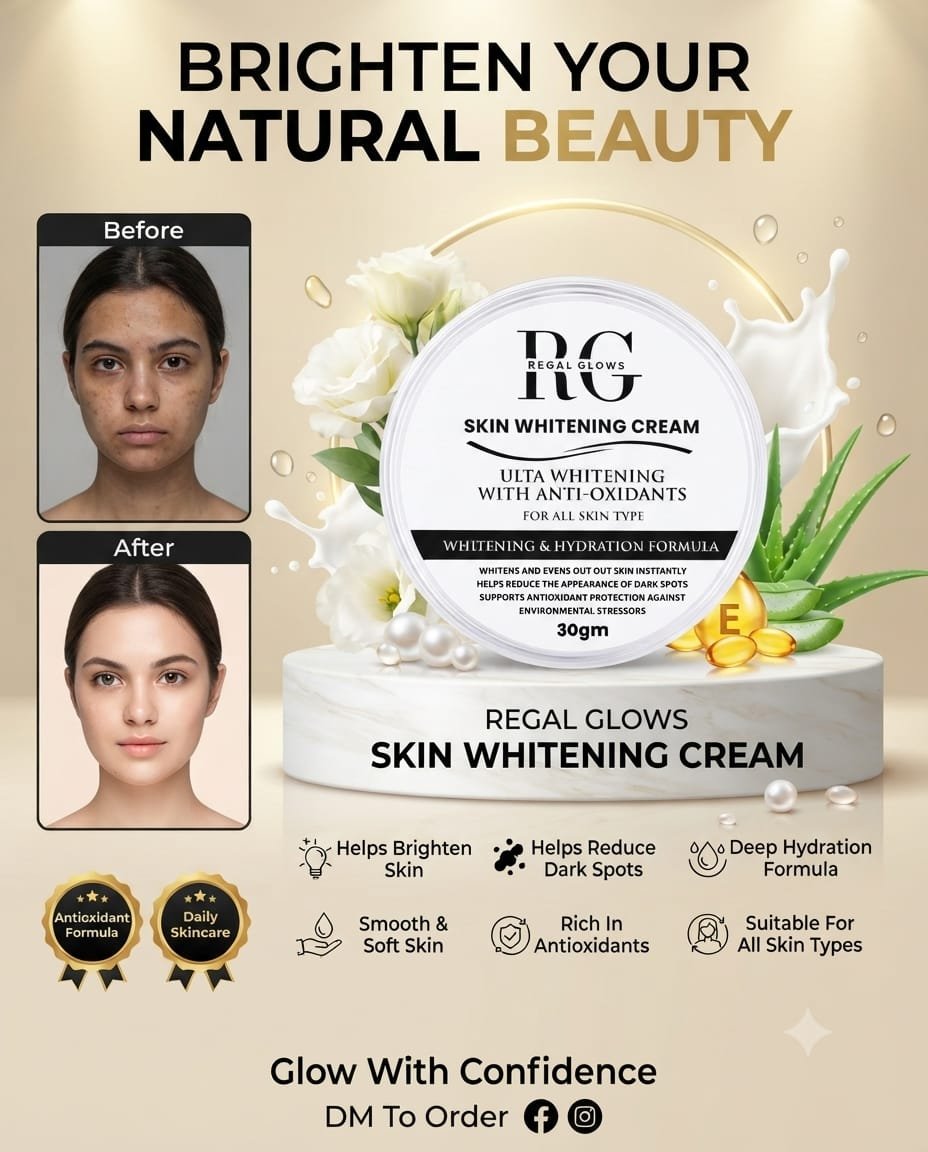 Regal Glows Skin Whitening Cream – 30g - Image 2