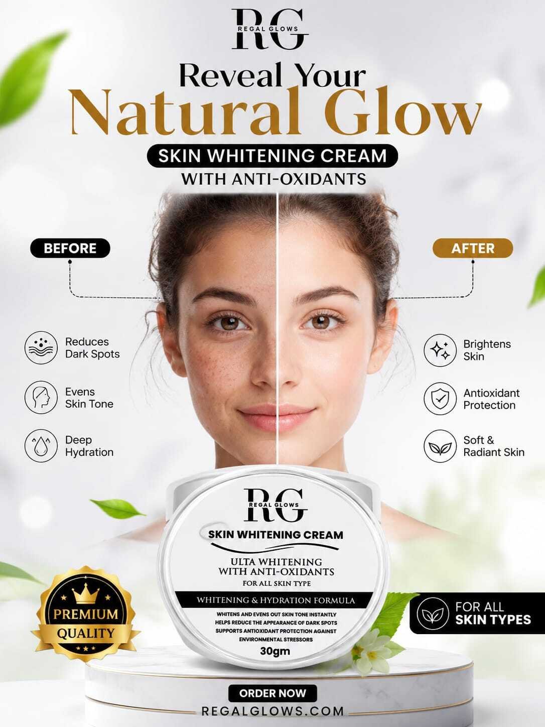 Skin Whitening Cream — Whitening & Hydration - Image 4