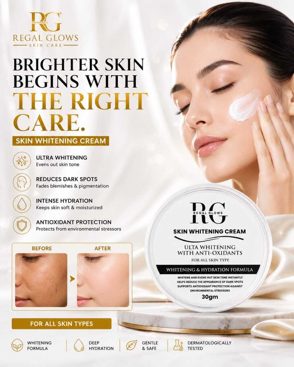 Skin Whitening Cream — Whitening & Hydration - Image 2