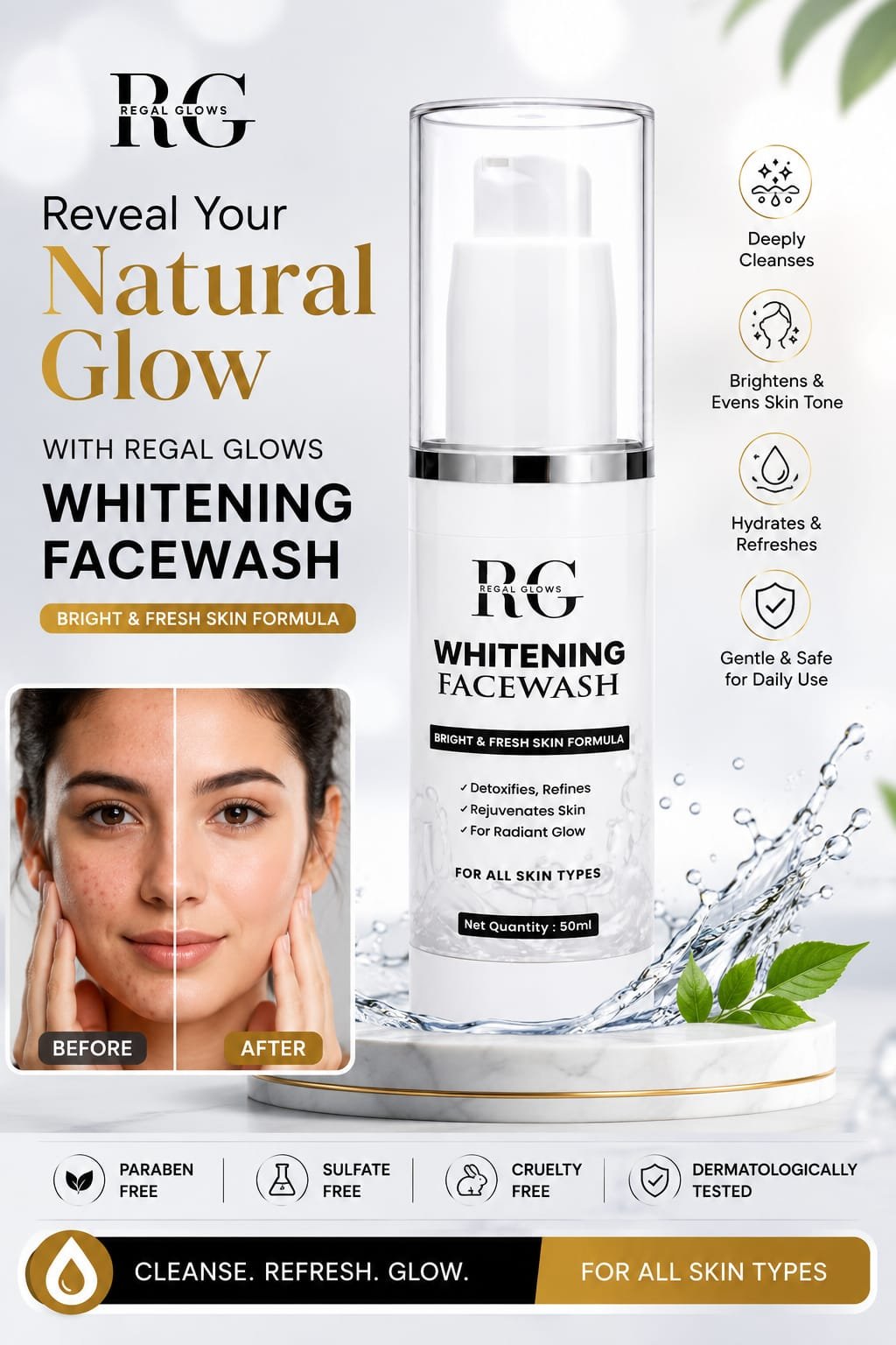 Brightening Face Wash — Deep Cleansing & Glow - Image 4