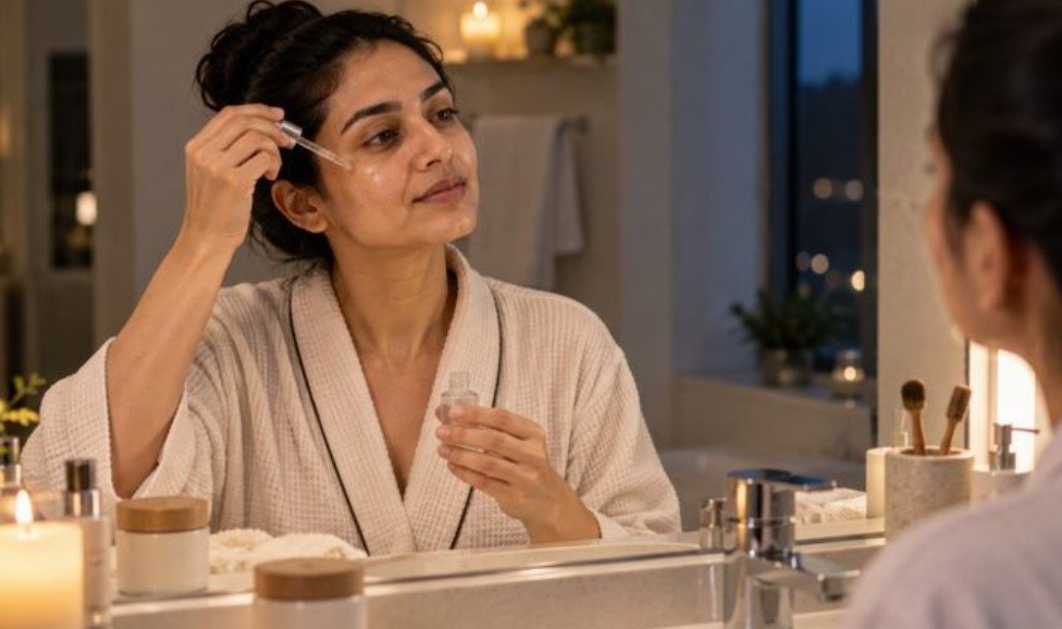 Anti-acne serum skincare routine for acne-prone skin in Pakistan