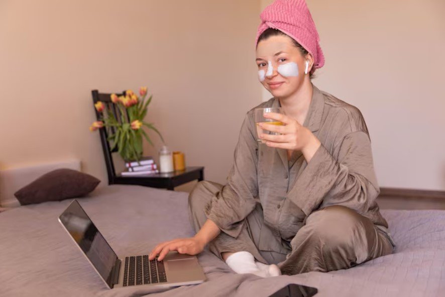 Skincare routine in warm and humid weather